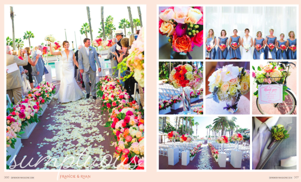 Ceremony Magazin OC - Flowers by Cina