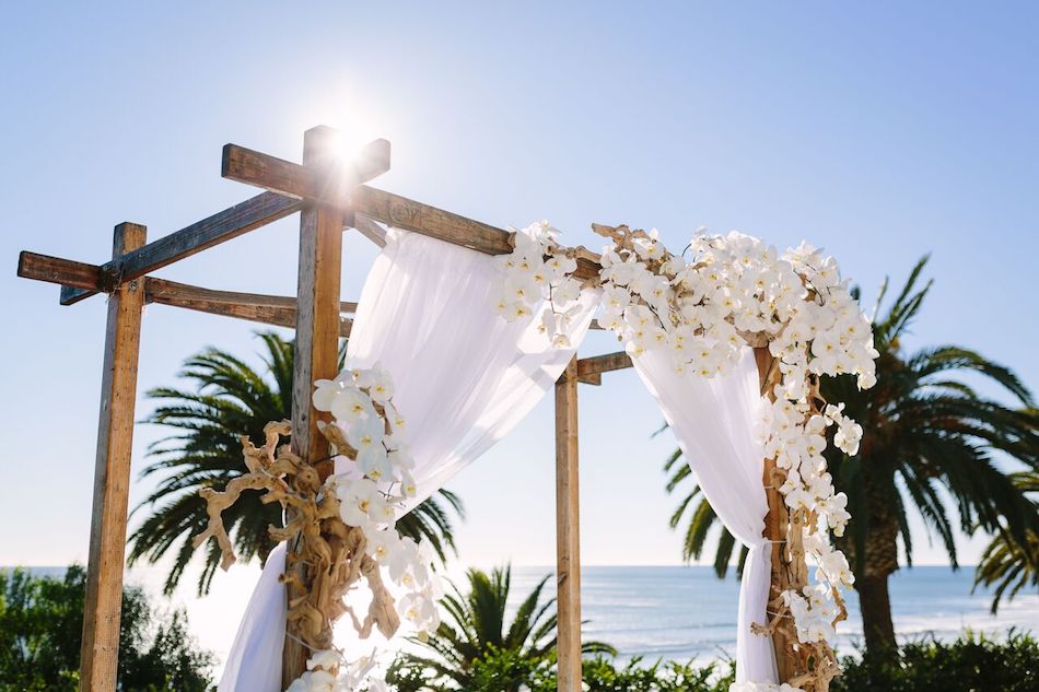 white flowers, beach wedding, bel air bay club, flowers by cina, all white wedding, wedding flowers, orange county florist