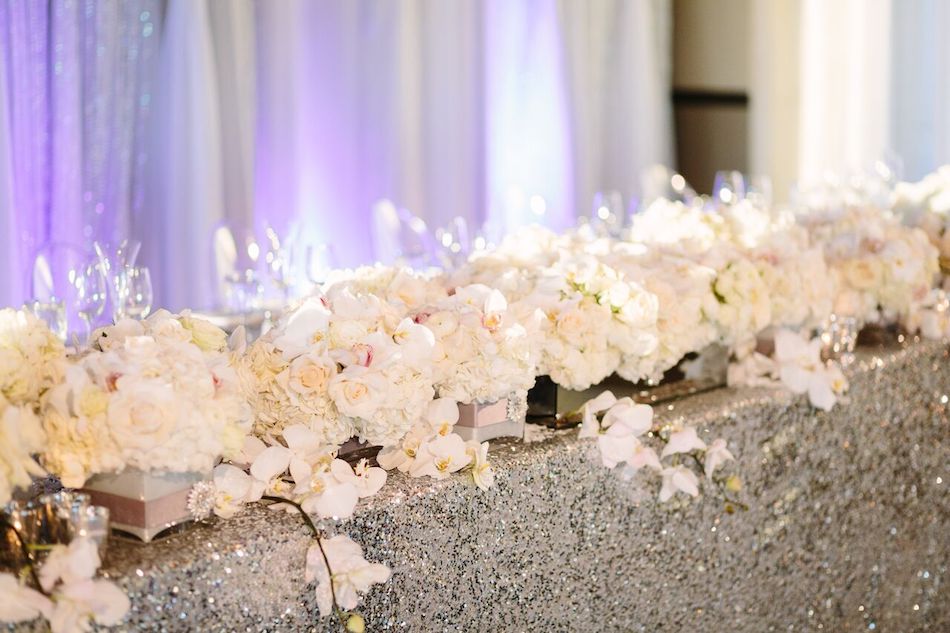 floral design, orange county florist, all white wedding, white flowers, bel air bay club, flowers by cina