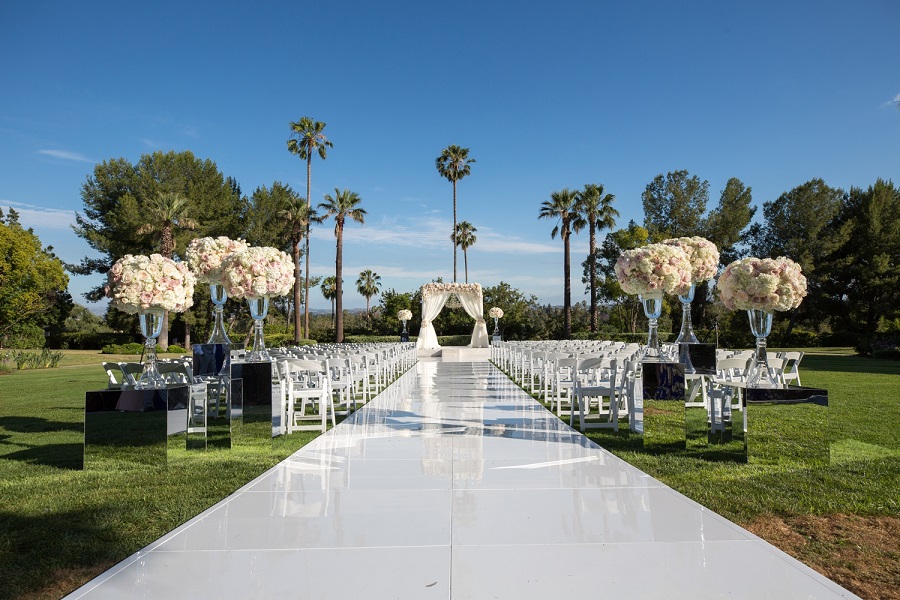 Flowers by Cina, Langham Pasadena wedding, Kelsey Events, Frank Salas, blush wedding, ivory wedding
