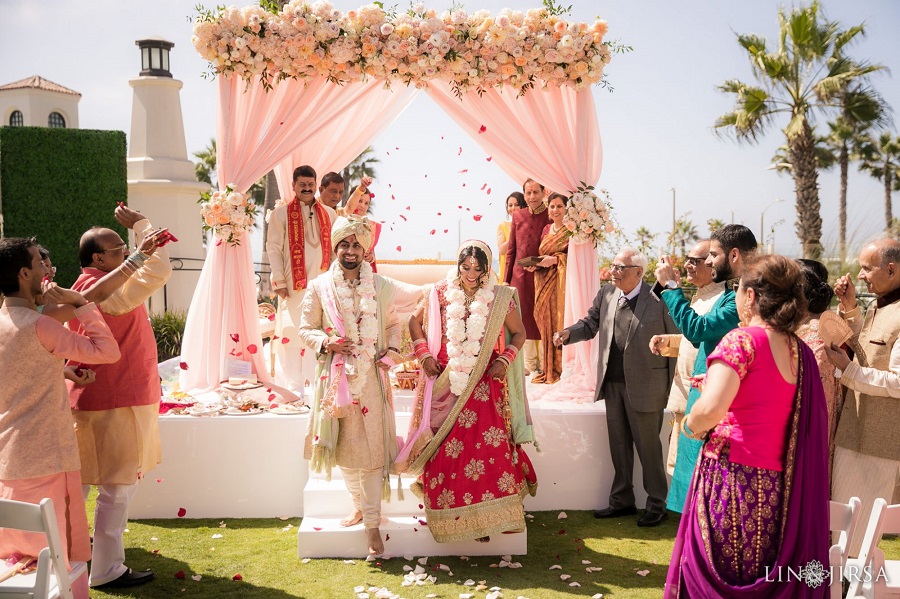Hyatt Regency Huntington Beach, Agape Planning, Flowers by Cina, Indian Wedding, Lin and Jirsa