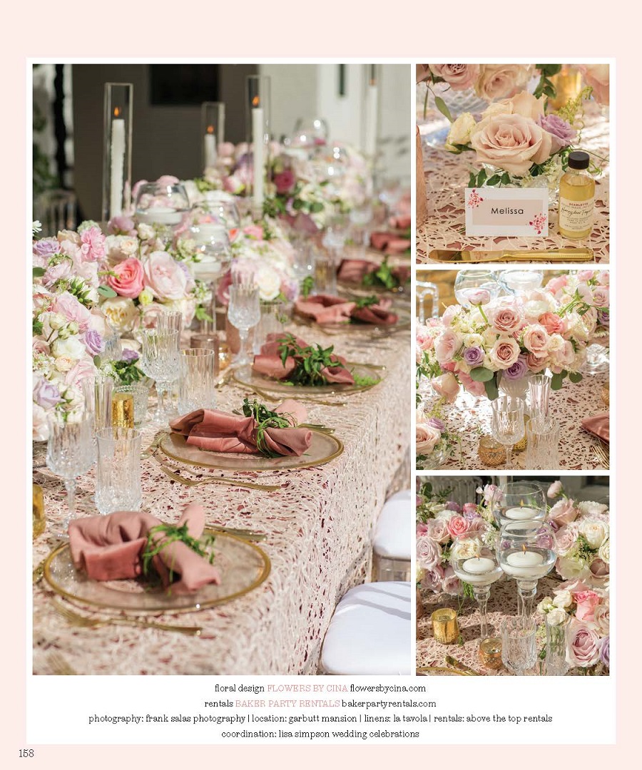 Trish Peng, Flowers by Cina, Lisa Simpson Weddings, Sarkis Studios, Garden Party