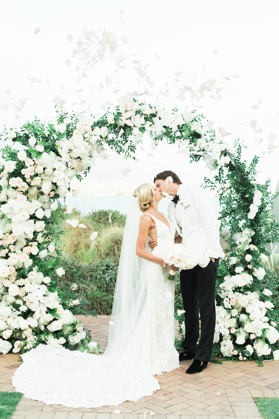 LVL Weddings & Events, Kayley Summers, Terranea Resort, Lorely Meza, By Design Films, Flowers By Cina, Edge Design Decor, Chiavari Chair Rentals, La Tavola Linen, Amber Event Productions, Design Visage, Copper Willow Paper Studio, Project Watermark, Ice Bulb | Band: De Bois Entertainment, Focus Photo Suites, Vanilla Bake Shop
