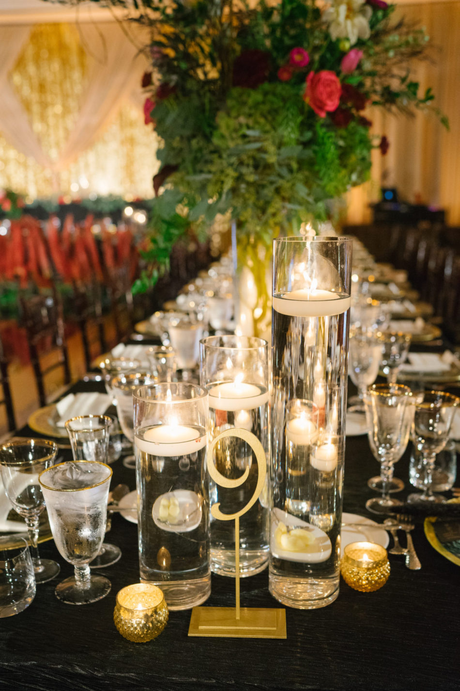 floral design, florist, wedding florist, wedding flowers, orange county weddings, orange county wedding florist, orange county florist, orange county floral design, flowers by cina, red reception decor, red reception, red decor