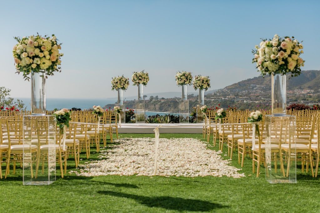 enchanted oceanfront wedding, enchanted oceanfront wedding, white petal aisle, oceanfront wedding, oceanfront ceremony, floral design, florist, wedding florist, wedding flowers, orange county weddings, orange county wedding florist, orange county florist, orange county floral design, flowers by cina