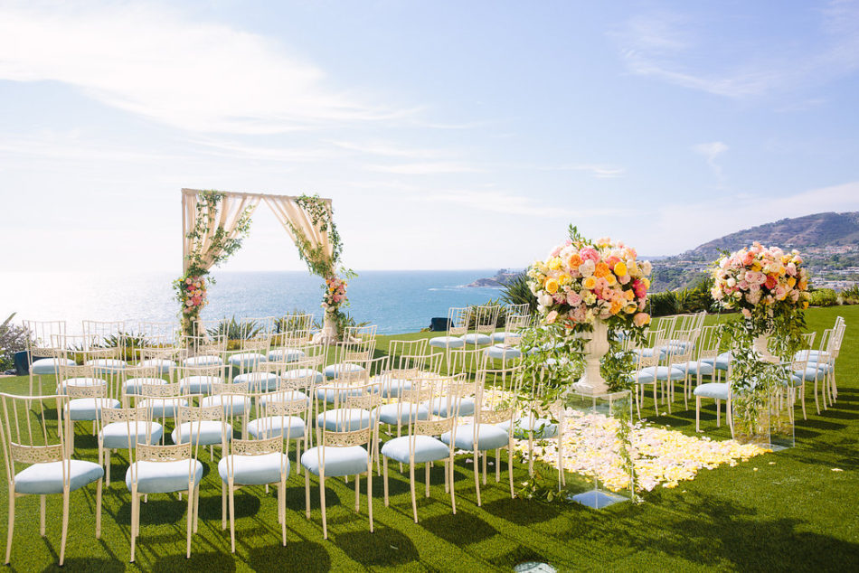 inside weddings feature, ceremony setup, floral-filled ceremony, floral design, florist, wedding florist, wedding flowers, orange county weddings, orange county wedding florist, orange county florist, orange county floral design, flowers by cina