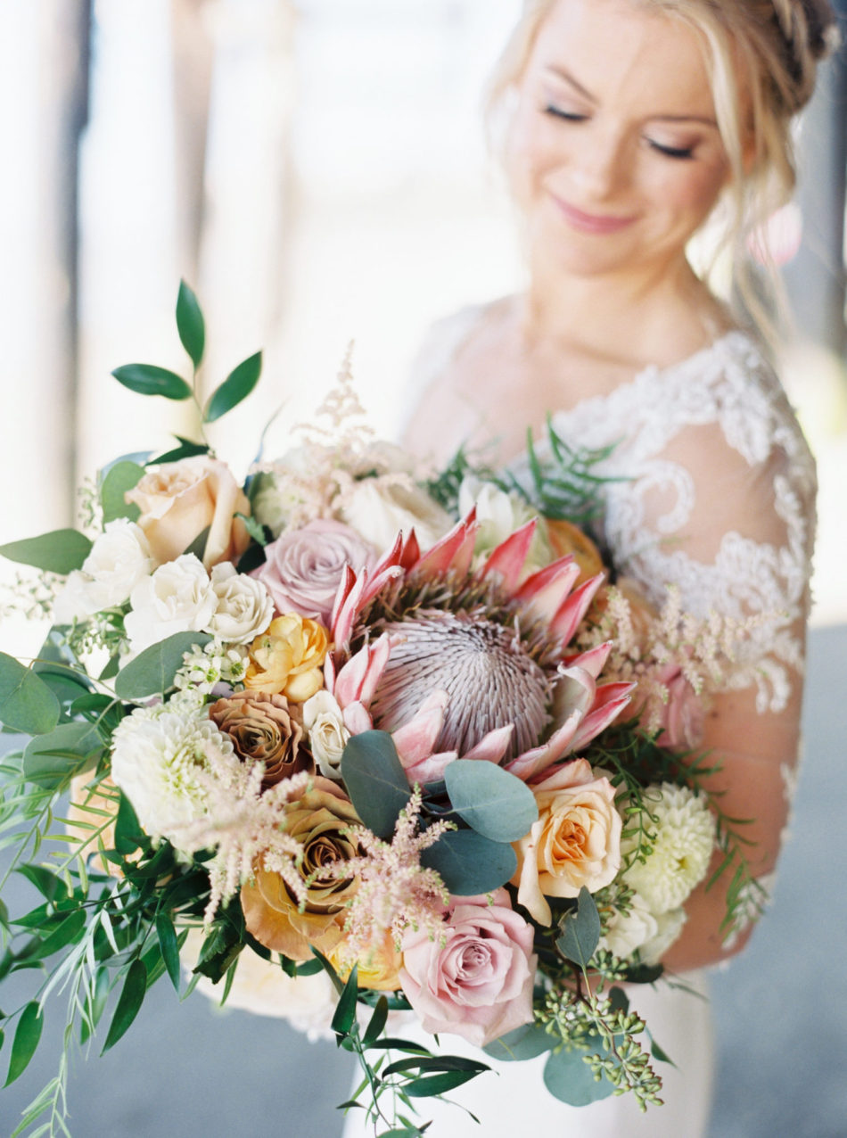 tropical bouquet, modern bouquet, memorable bridal bouquets, floral design, florist, wedding florist, wedding flowers, orange county weddings, orange county wedding florist, orange county florist, orange county floral design, flowers by cina