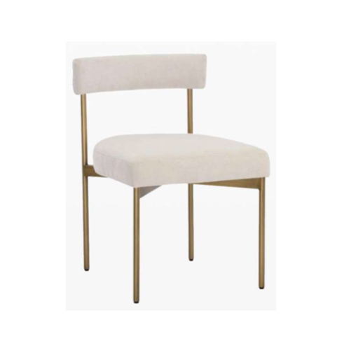white modern luxe chair